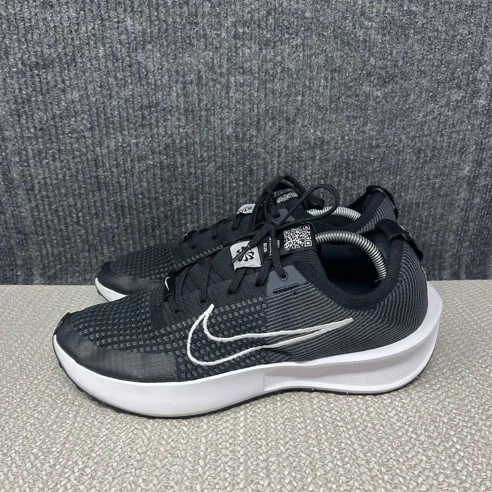Nike Interact Run Black White Athletic Running Shoes Mens 12 FD2291-001